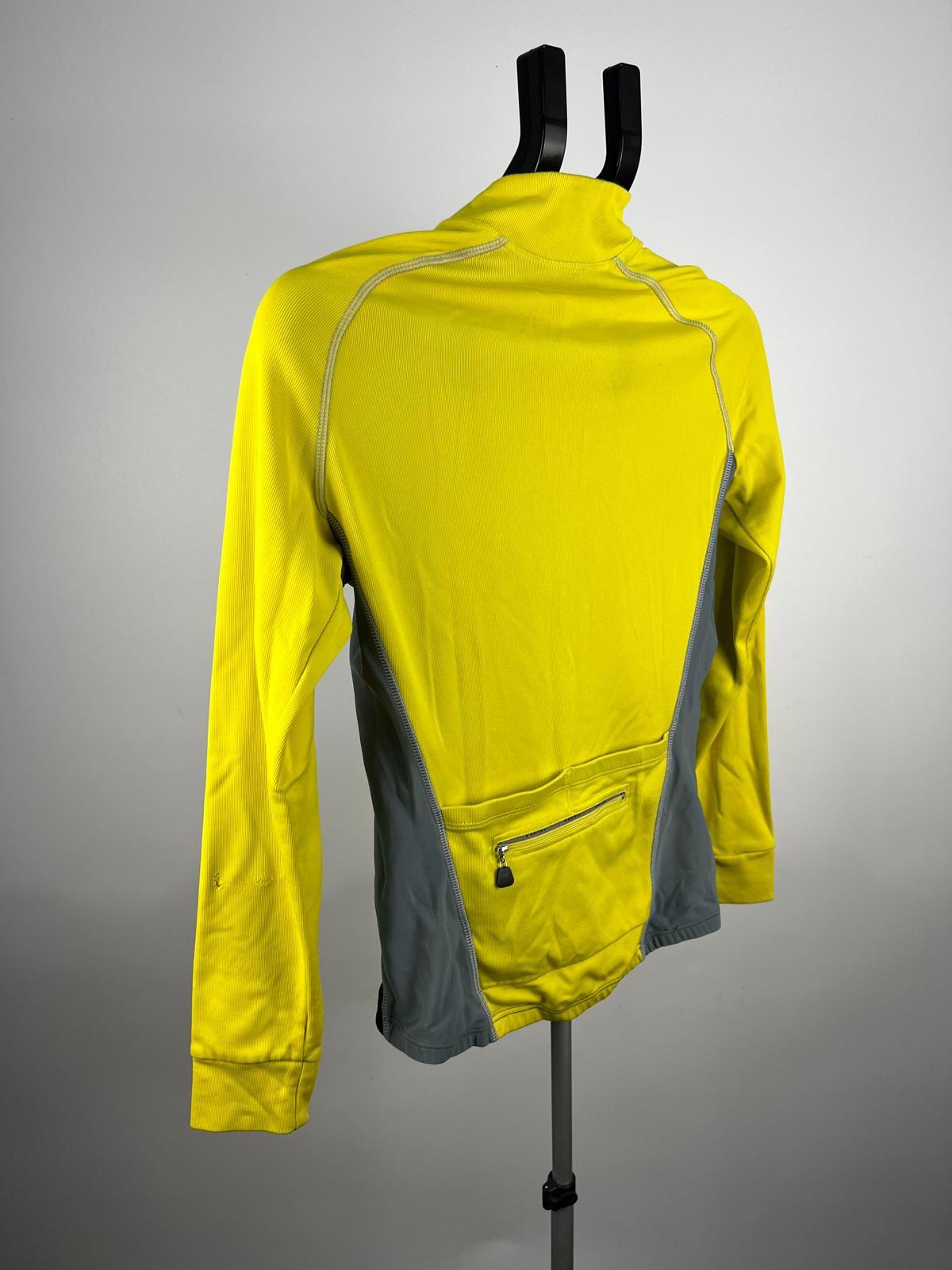 Netti A Thermal Cycling Jersey Jacket Yellow/Grey, Full Zip, Size S