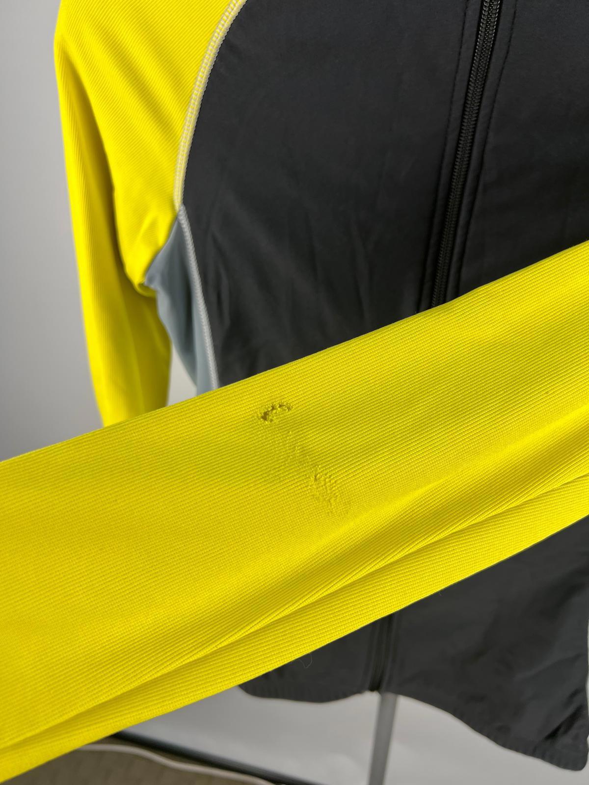 Netti A Thermal Cycling Jersey Jacket Yellow/Grey, Full Zip, Size S