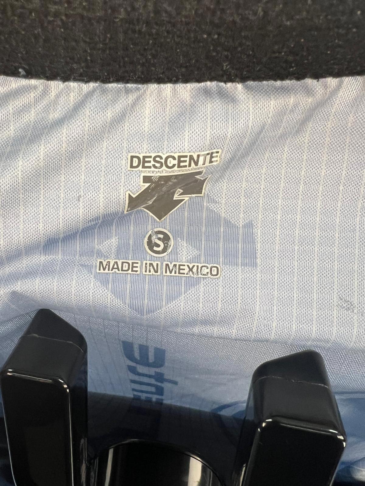 Descente Blue Lightweight Windbreaker Jacket - Small - Made in Mexico