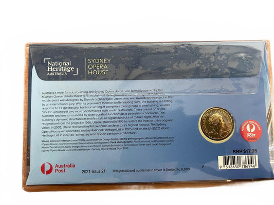 2021 Sydney Opera House National Heritage - $1 Coin RAM PNC