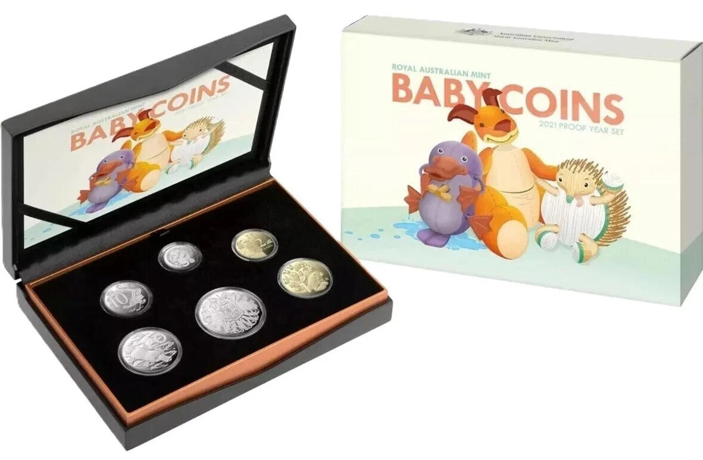 2021 AUSTRALIA BABY PROOF COIN SET - RAM