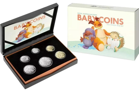 2021 AUSTRALIA BABY PROOF COIN SET - RAM