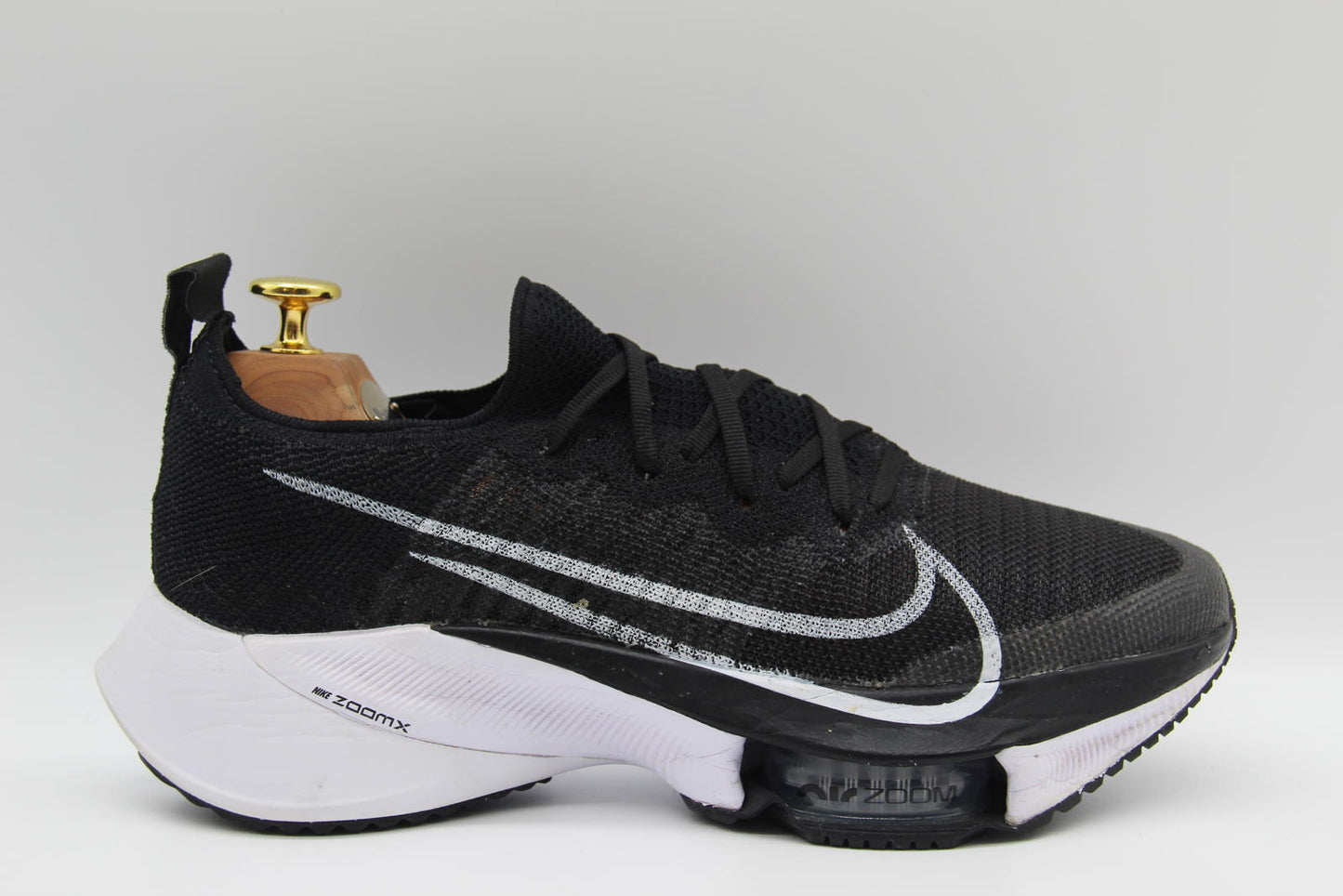 Nike Air Zoom Tempo Next% Flyknit Black/White Sneakers - US 8 / UK 7 / EU 41
