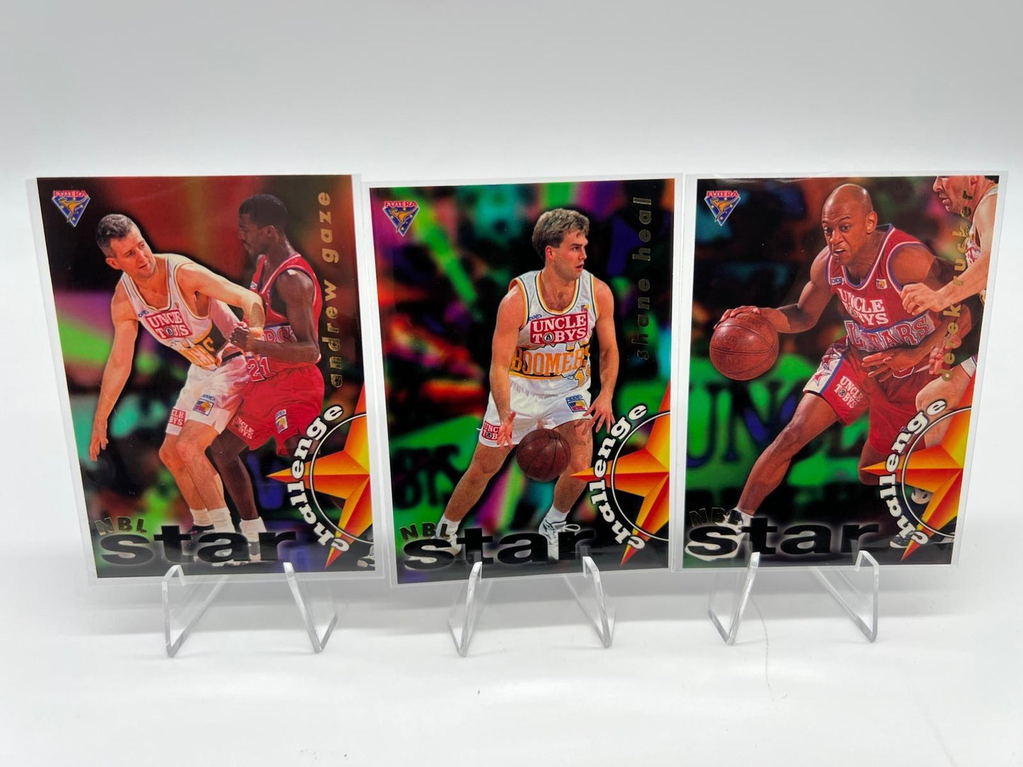 1995 Futera NBL Basketball Trading Card Star Challenge Chase Card SAMPLE SET(10)
