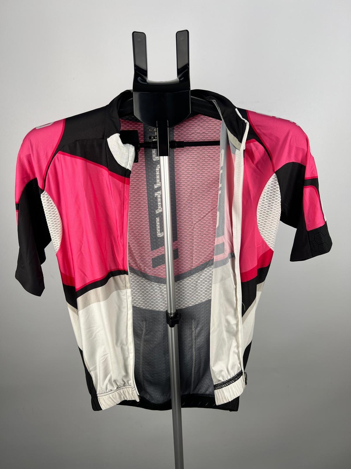 Capo - Made in Italy - Cycling Jersey Top - Size S - Grey/Pink