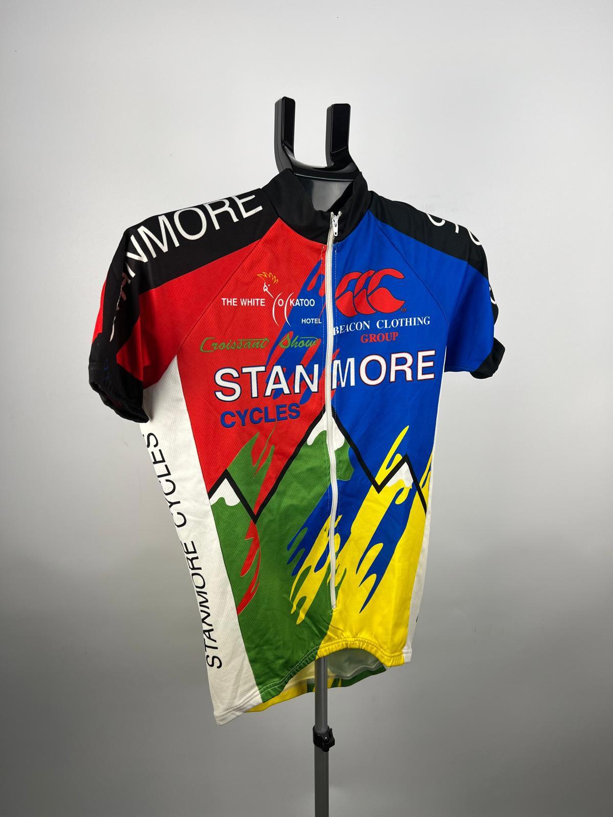 Clima Stanmore Cycles Vintage Cycling Jersey S Full Zip NZ Made
