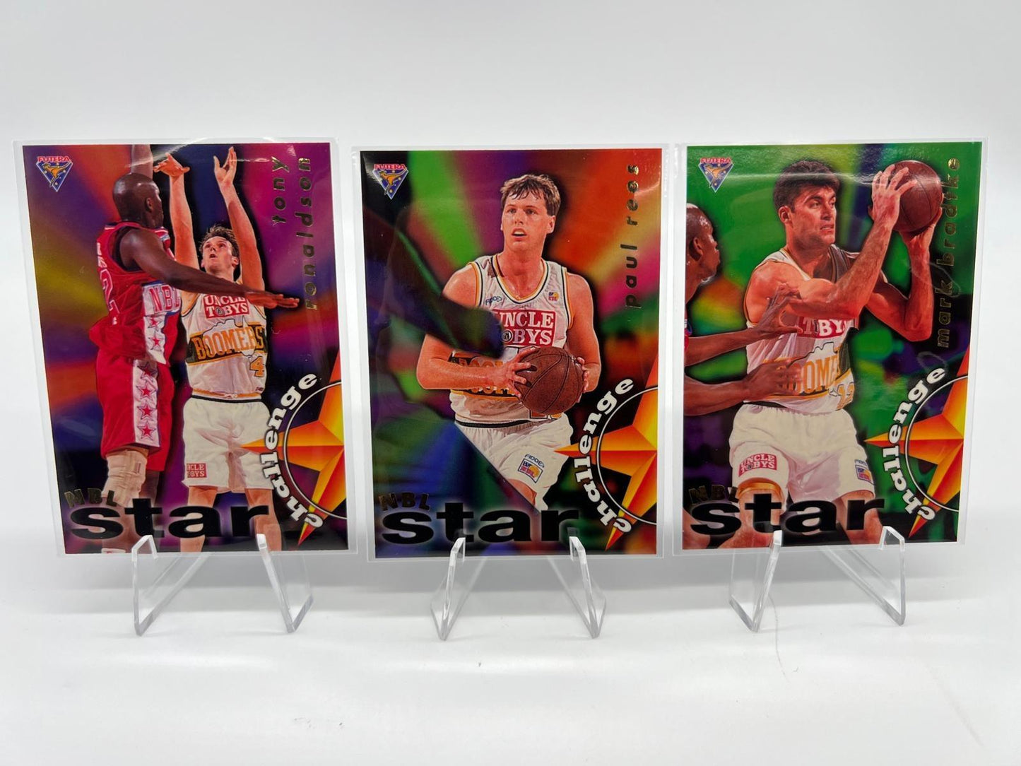 1995 Futera NBL Basketball Trading Card Star Challenge Chase Card SAMPLE SET(10)