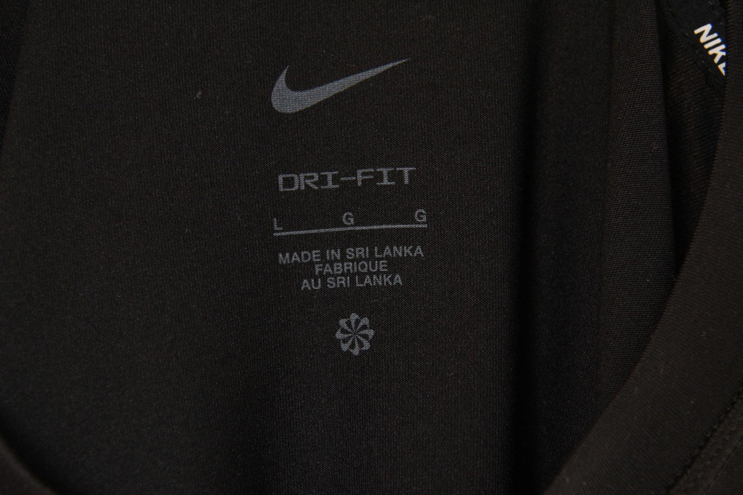 Nike Dri-FIT Long Sleeve T-Shirt - Black - Large