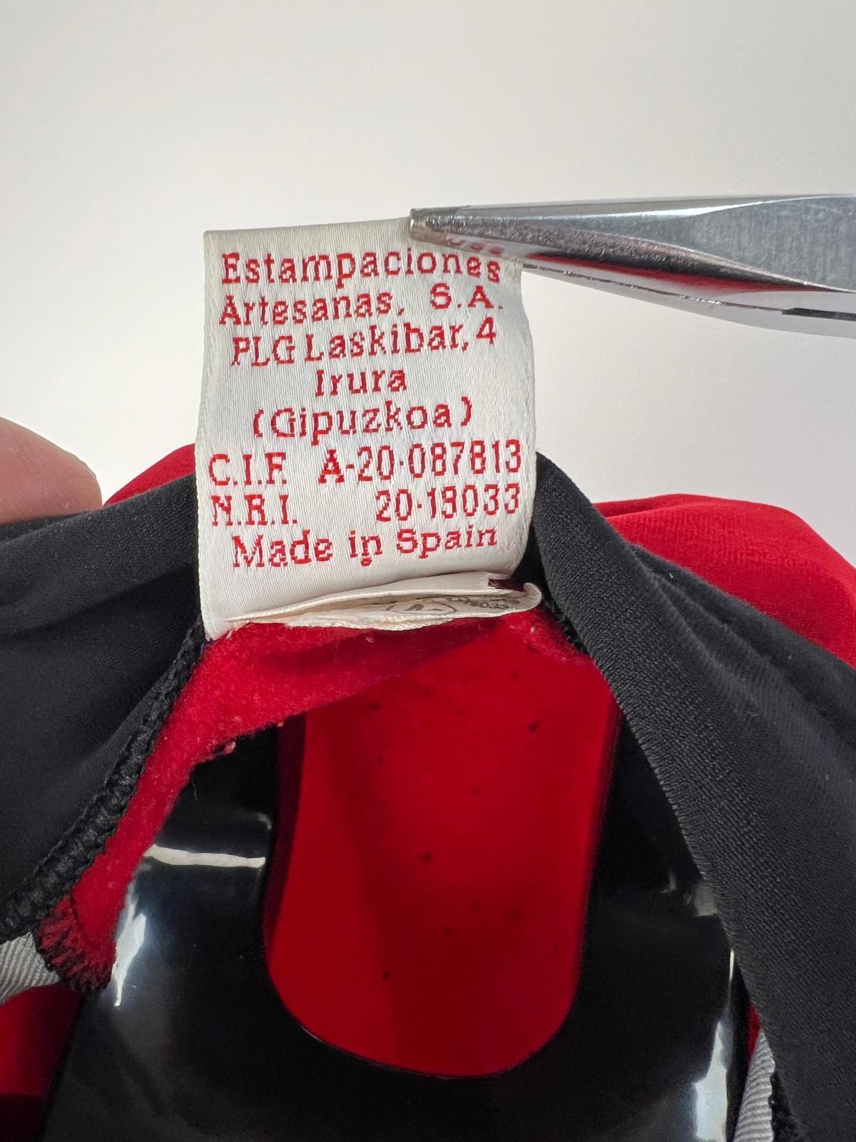 Etxe-Ondo Windstopper Cycling Jacket - M - Red/Blue - Full Zip - Made in Spain