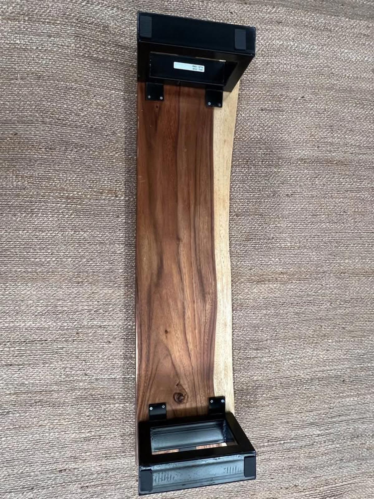 Black walnut hardwood live edge low benches