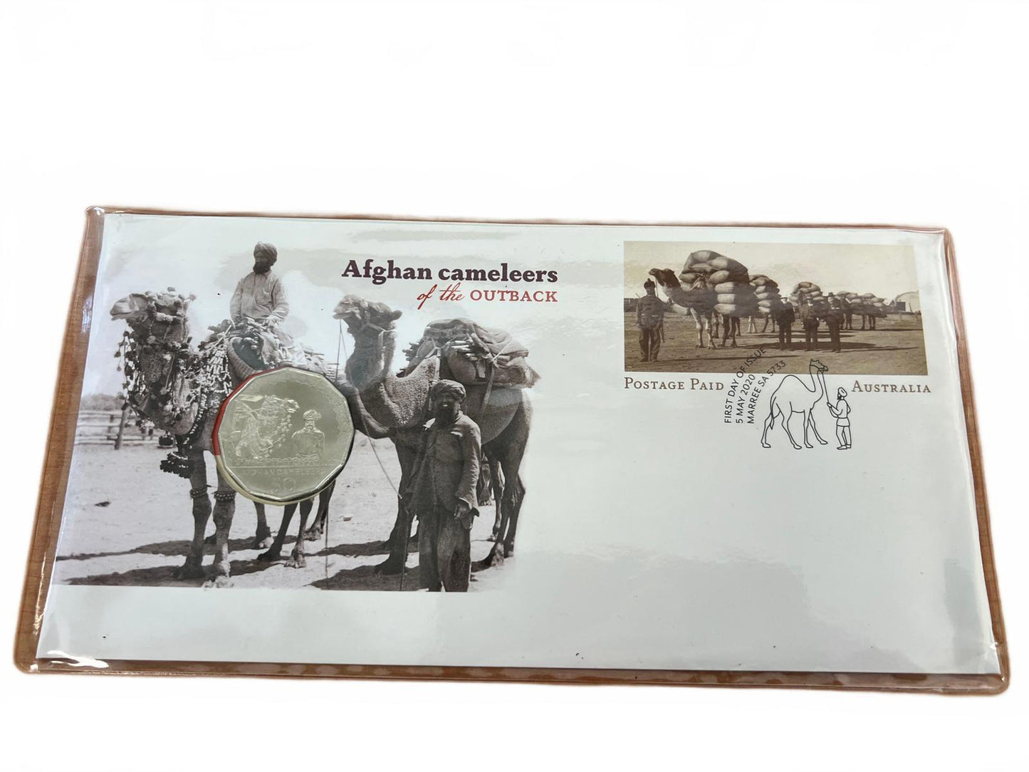 PNC Australia 2020 Afghan Cameleers of the Outback RAM 50c Commemorative Coin