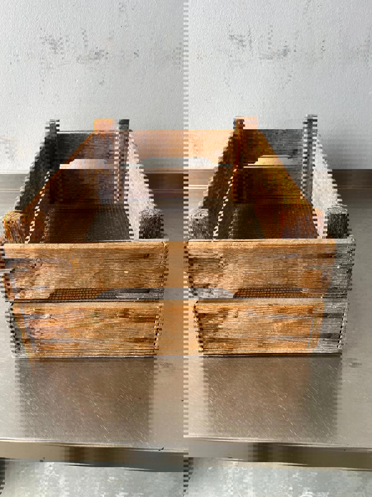 Vintage French Wooden Produce Crates – Cayol Frères / Père et Fils (Stackable)