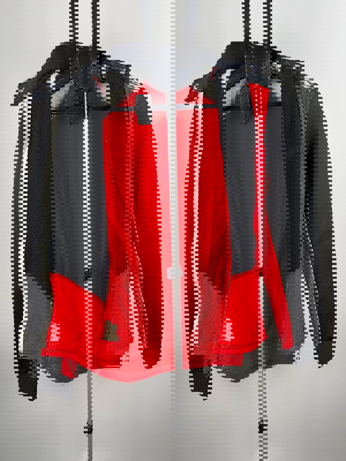 Assos Men's Utility Jacket Black and Red Full Zip