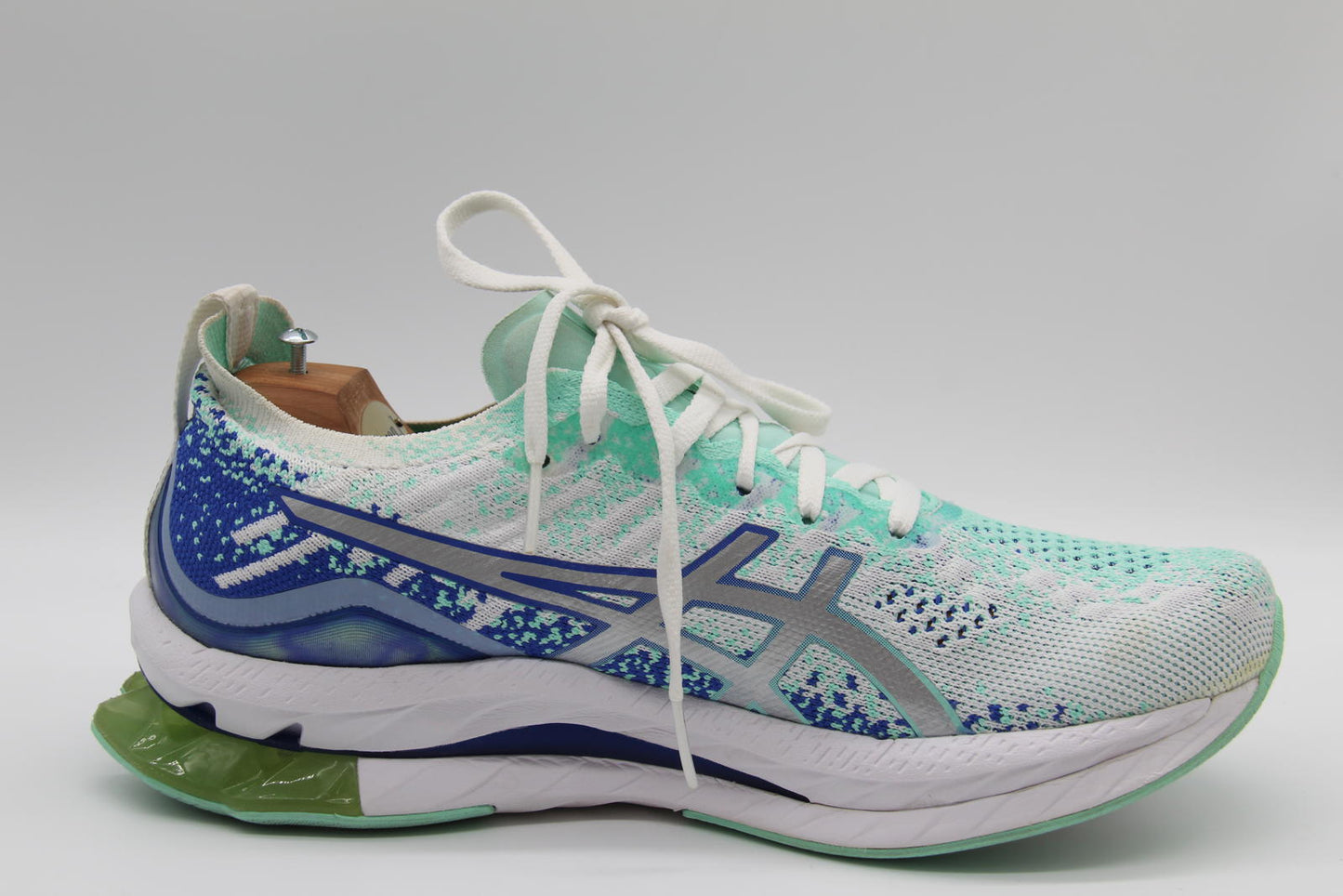 ASICS GEL-Kinsei Blast – White - Mint Green (1012B068) US 9 / UK 7 - Women’s
