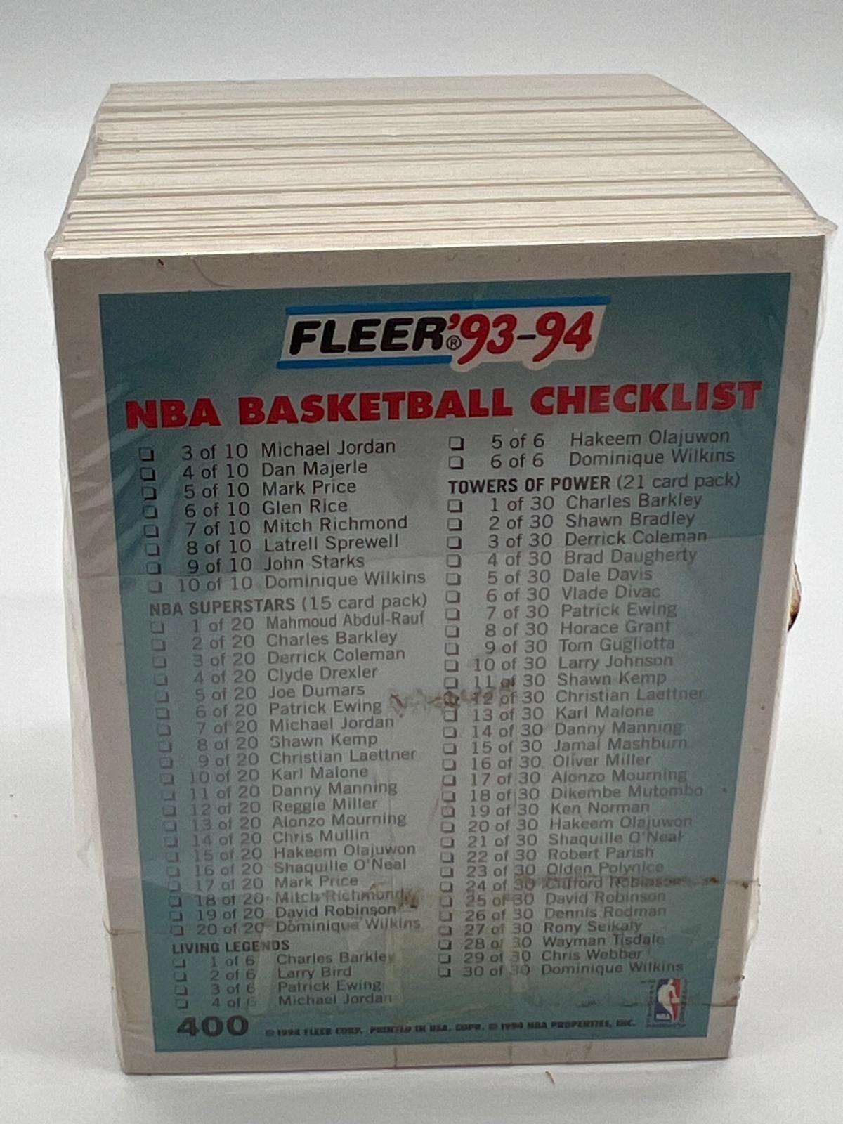 1994 Fleer 93-94 NBA Basketball Series 2 Sealed