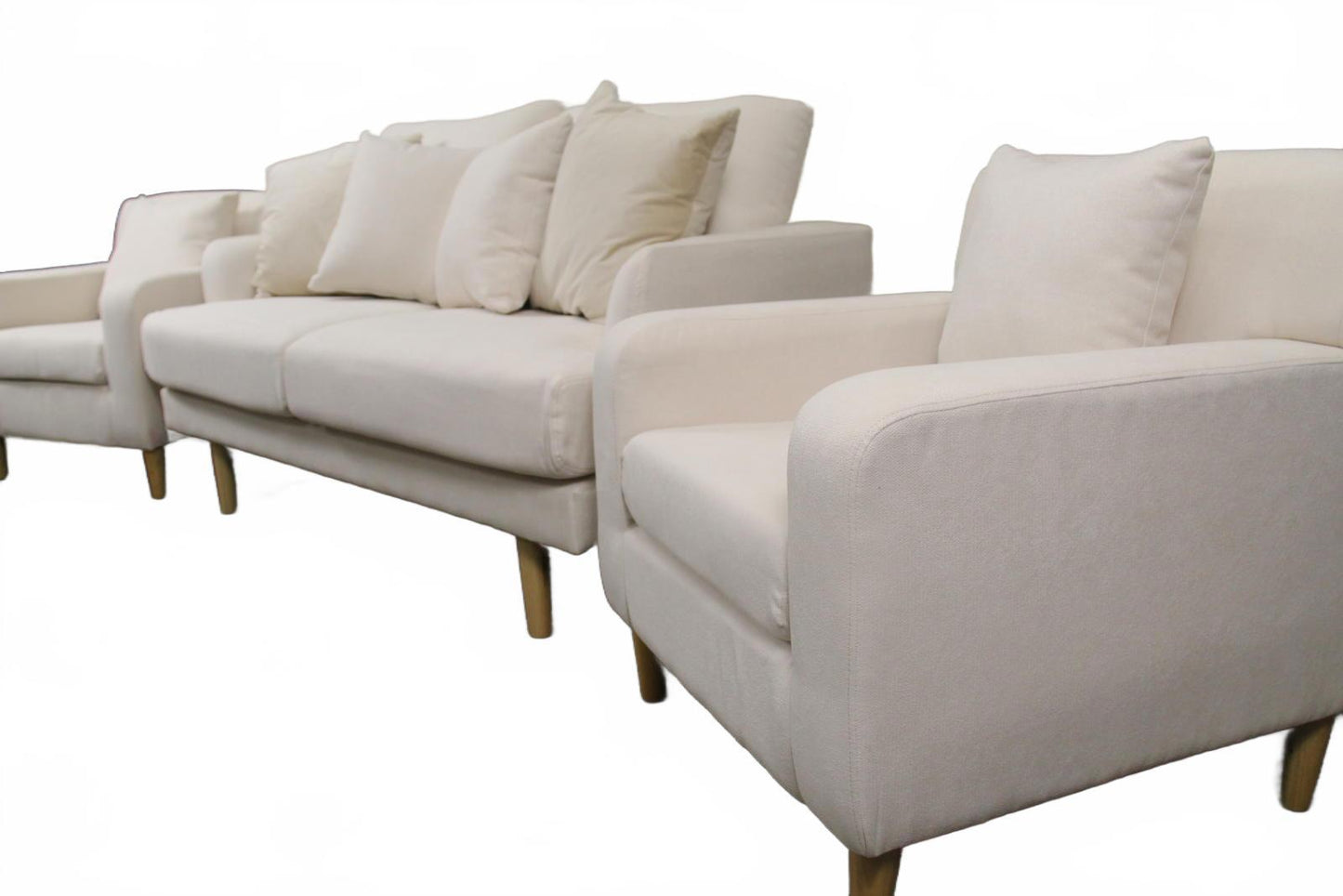 Modern beige lounge suite
