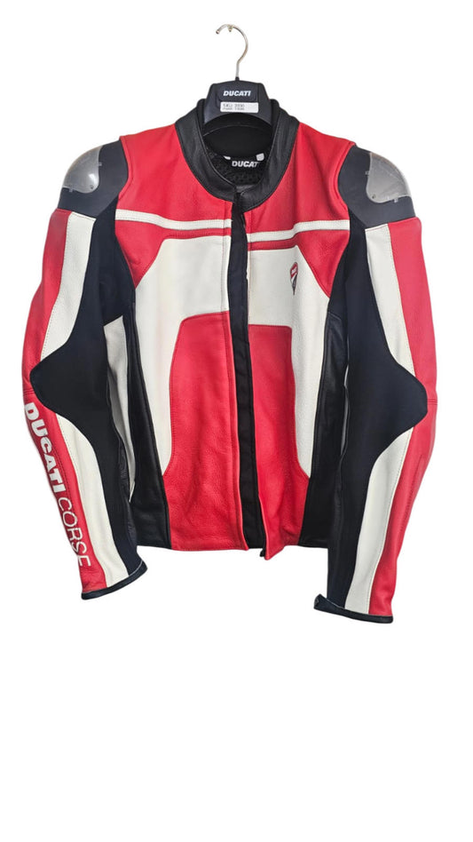 DUCATI MENS DUCATI CORSE C4 LEATHER JACKET New