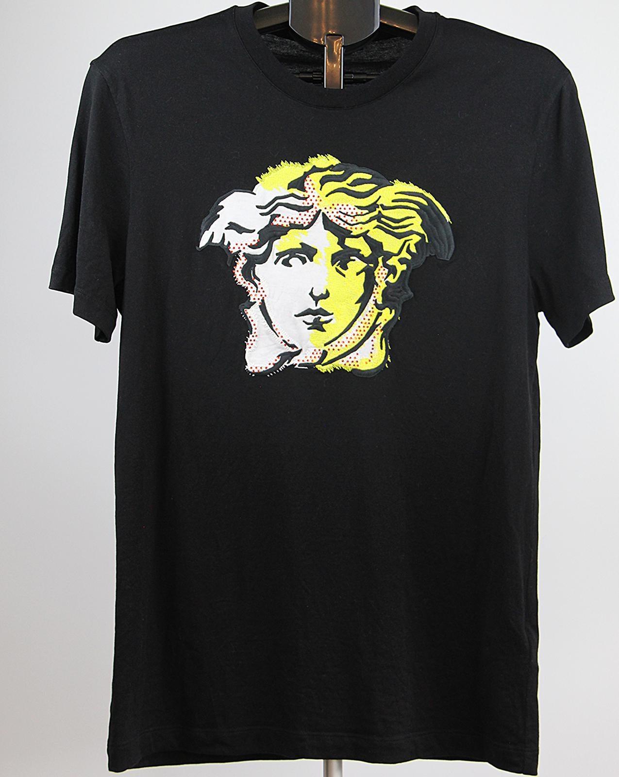 Versace Taylor Fit Medusa Pop Art Graphic T-Shirt – Size M