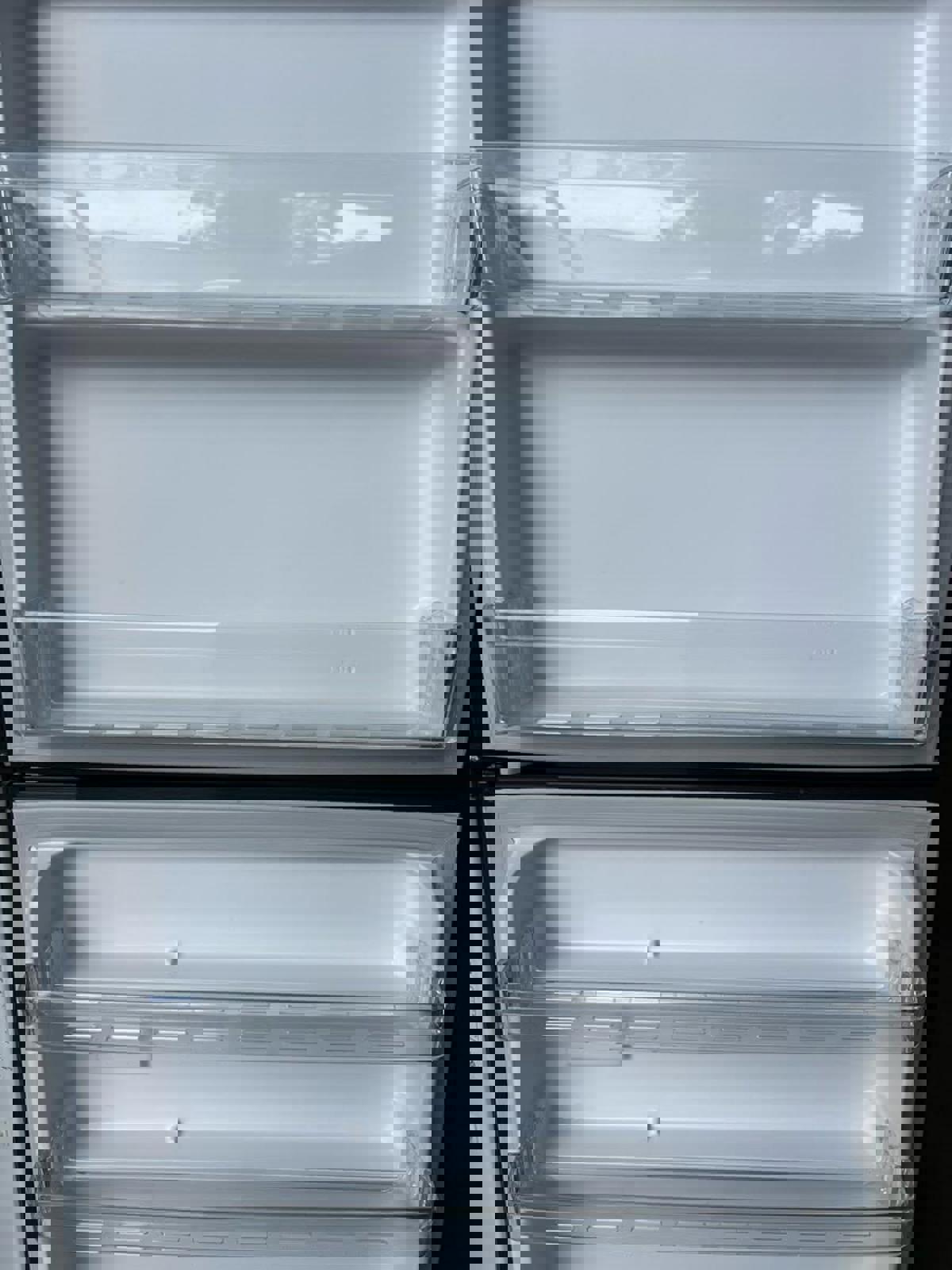 Hitachi R-VG406PT5 335L Top Mount Fridge-Freezer – Black Glass Finish