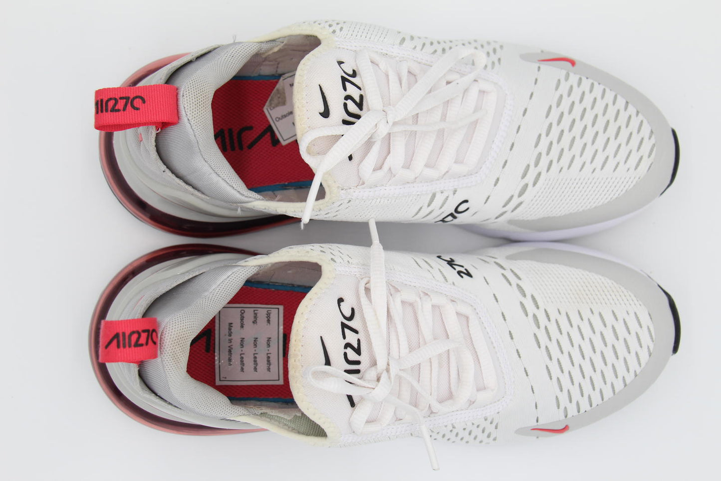 Women’s Nike Air Max 270 – White/Light Fusion Red (DD7120-100) UK 7 / EU 41