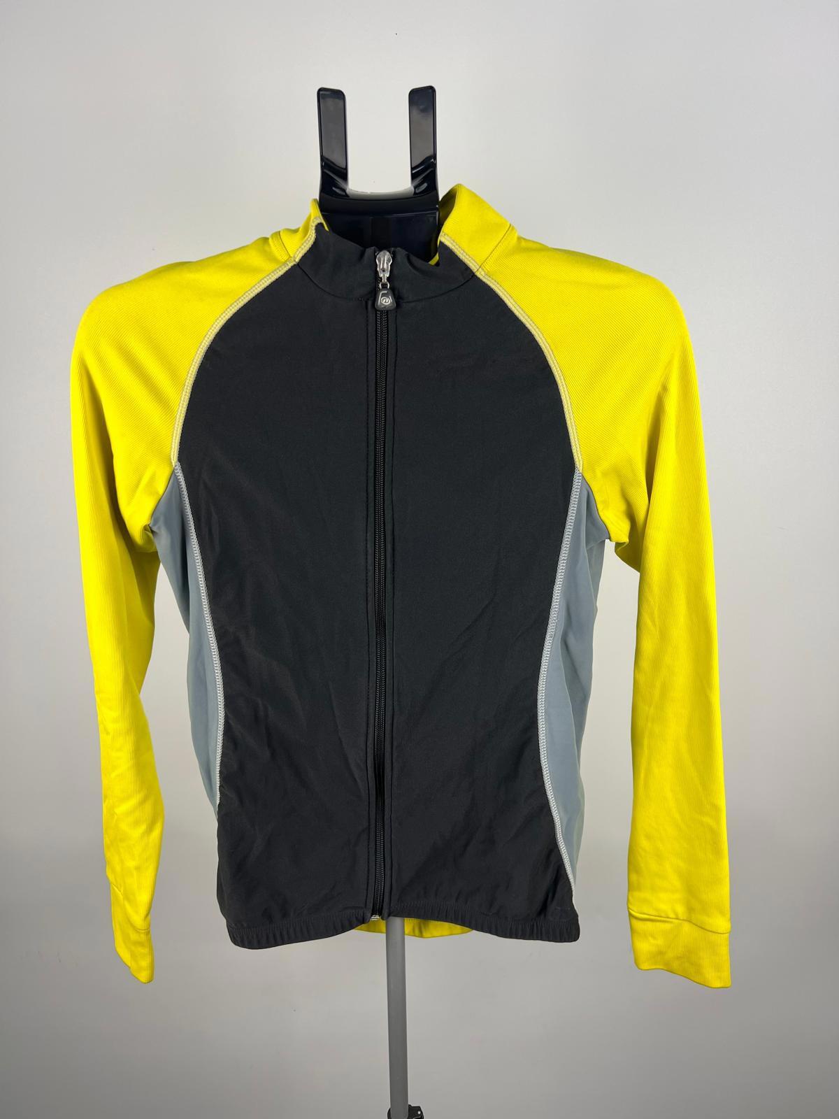 Netti A Thermal Cycling Jersey Jacket Yellow/Grey, Full Zip, Size S
