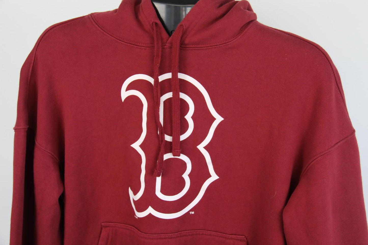 Majestic MLB Boston Red Sox Hoodie – Size Small – Maroon – Genuine Merchandise