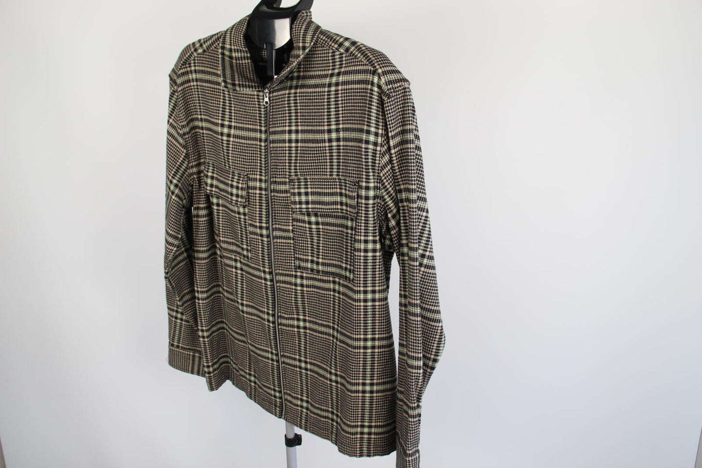 H&M L.O.G.G. Men's Zip-Up Overshirt Jacket – Size Large –