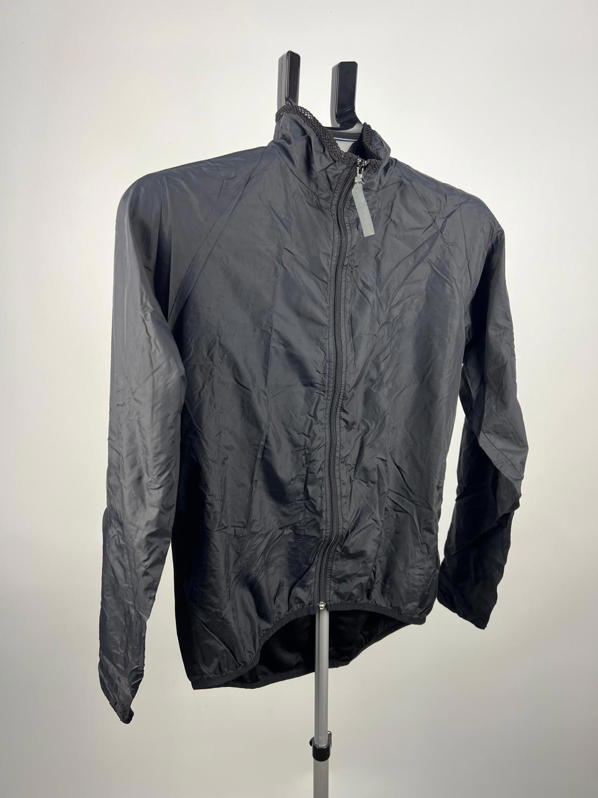 Sportful Cycling Wind Jacket Black XS Full Zip Reflective Details