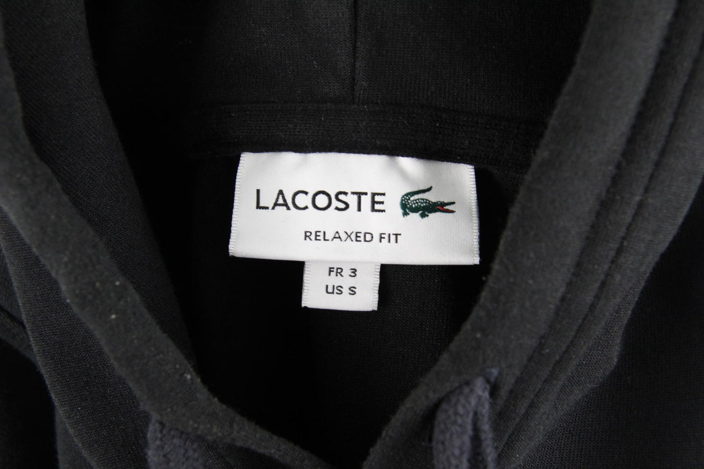 Lacoste Classic Black Hoodie