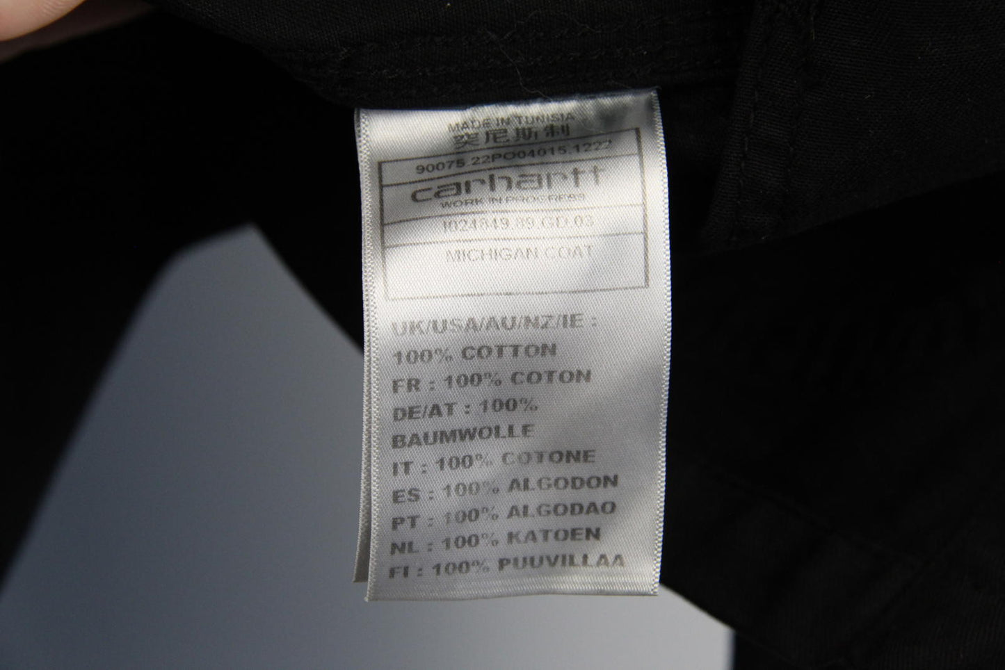 Carhartt WIP Michigan Coat - Black - Size S