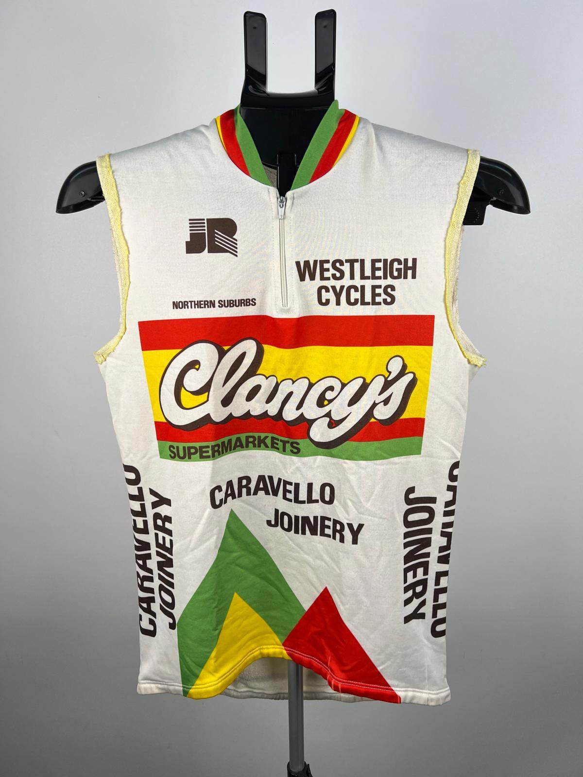 Vintage Cycling Jersey Vest - AU Medium
