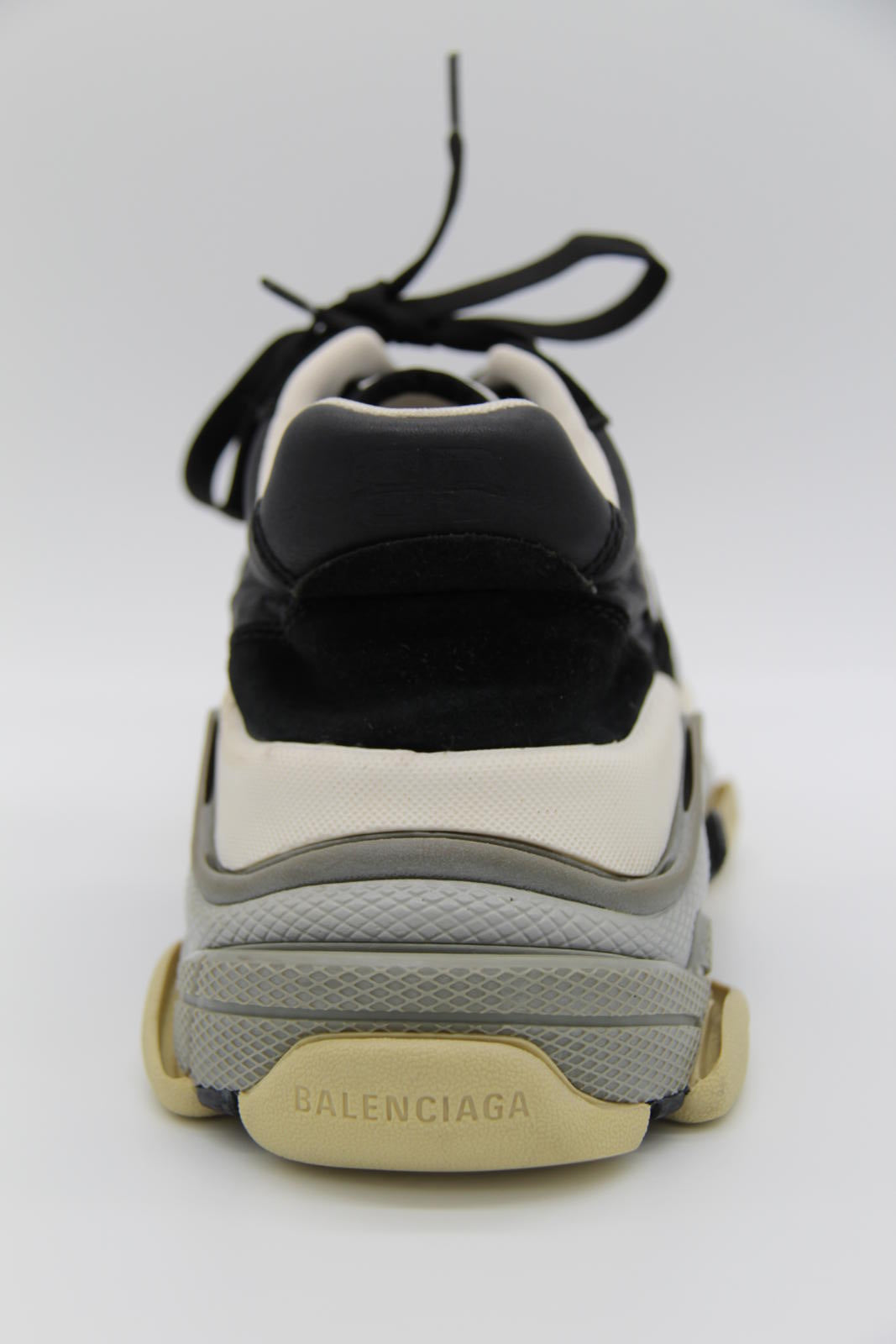 Balenciaga Triple S Sneakers Black and Burgundy Size EU 41