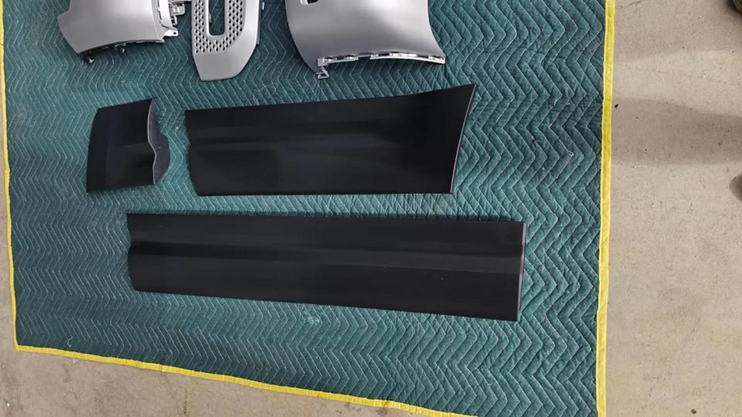 Land Rover Defender L663 Full Exterior Trim Kit – OEM Ceres Silver
