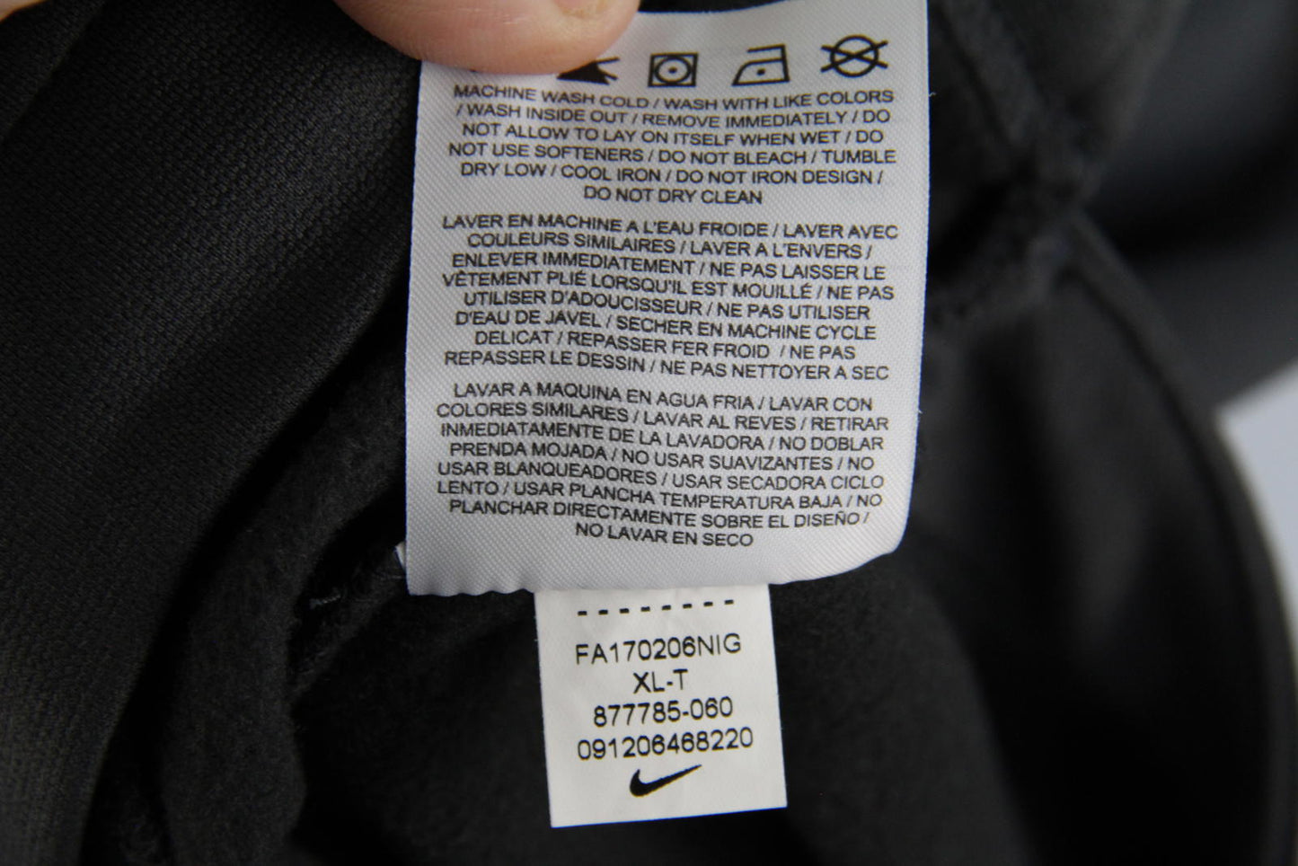 Nike NBA Philadelphia 76ers Dri-FIT Hoodie – Size XLT (Tall) – Black