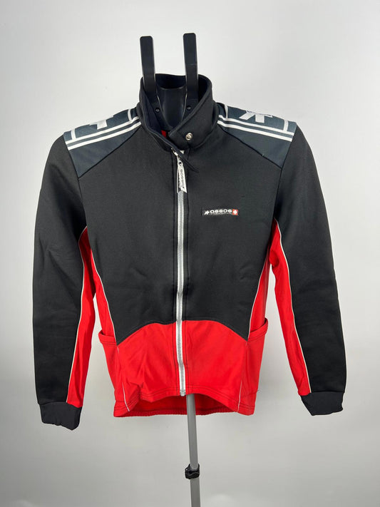 Assos Men's Utility Jacket Black and Red Full Zip