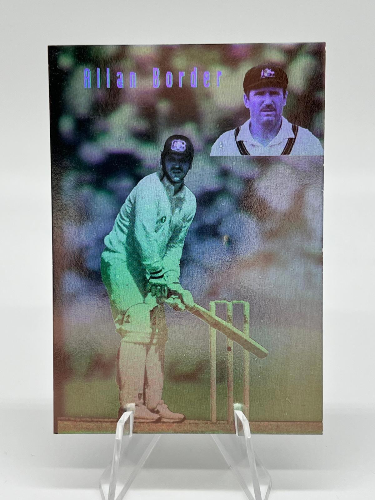1994 Futera Australian Cricket Allan Border Hologram Card 1281/4000