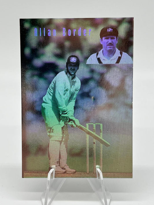 1994 Futera Australian Cricket Allan Border Hologram Card 1281/4000