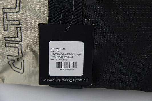 Culture Kings Essentials Duffle Bag – Stone (Not For Sale Promo)