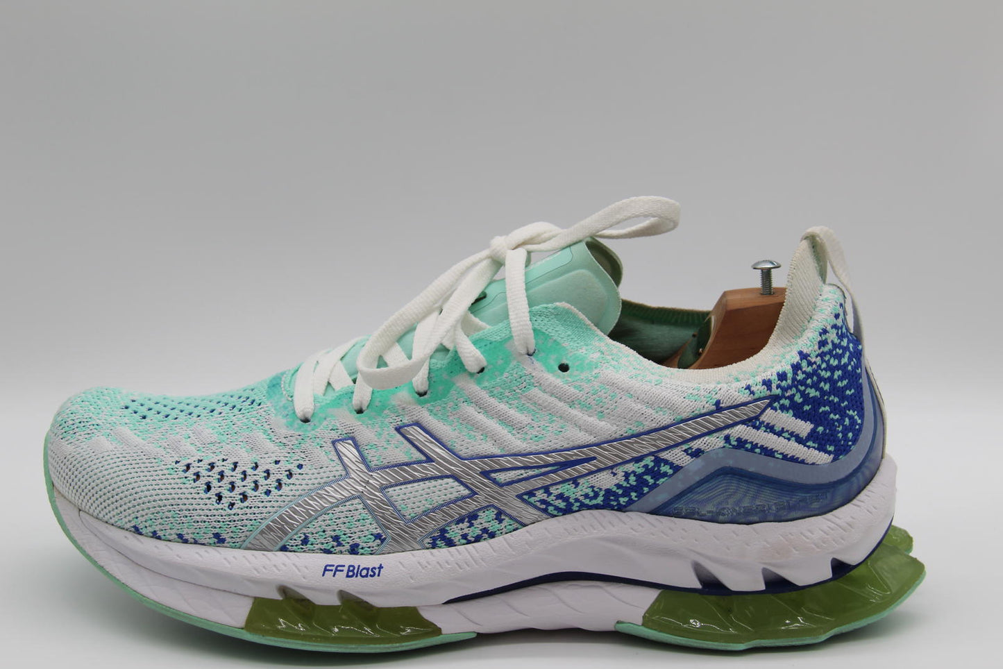 ASICS GEL-Kinsei Blast – White - Mint Green (1012B068) US 9 / UK 7 - Women’s