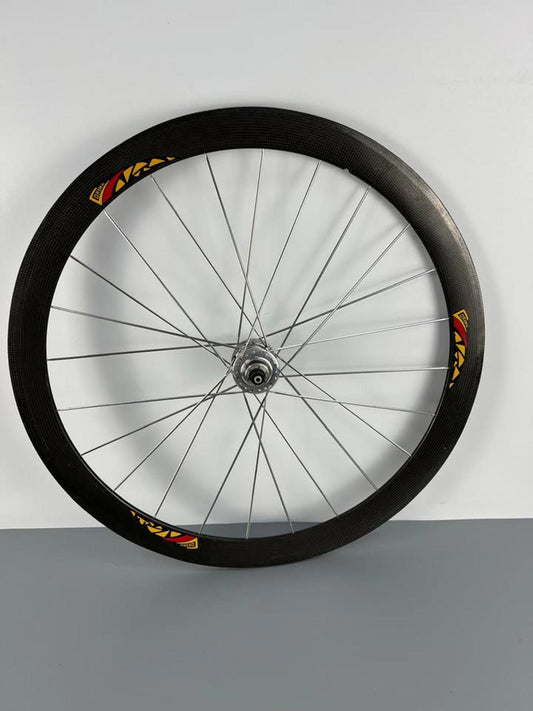 Mavic 571 HG Carbon Rear Wheelset 700c Deep Section Aero Rims Shimano HG
