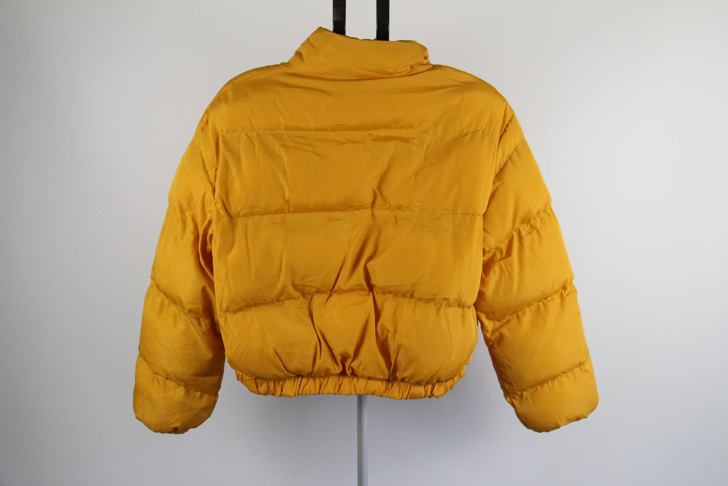 Refuge Yellow Cropped Puffer Jacket – Size XL