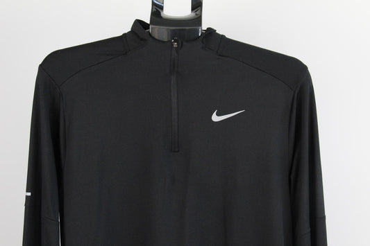 Nike Dri-FIT 1/4 Zip Performance Top – Size M – Black