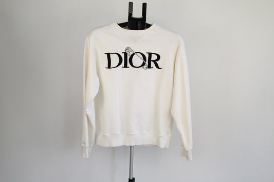 Dior Homme x Judy Blame Safety Pin Embroidered Crewneck Sweater