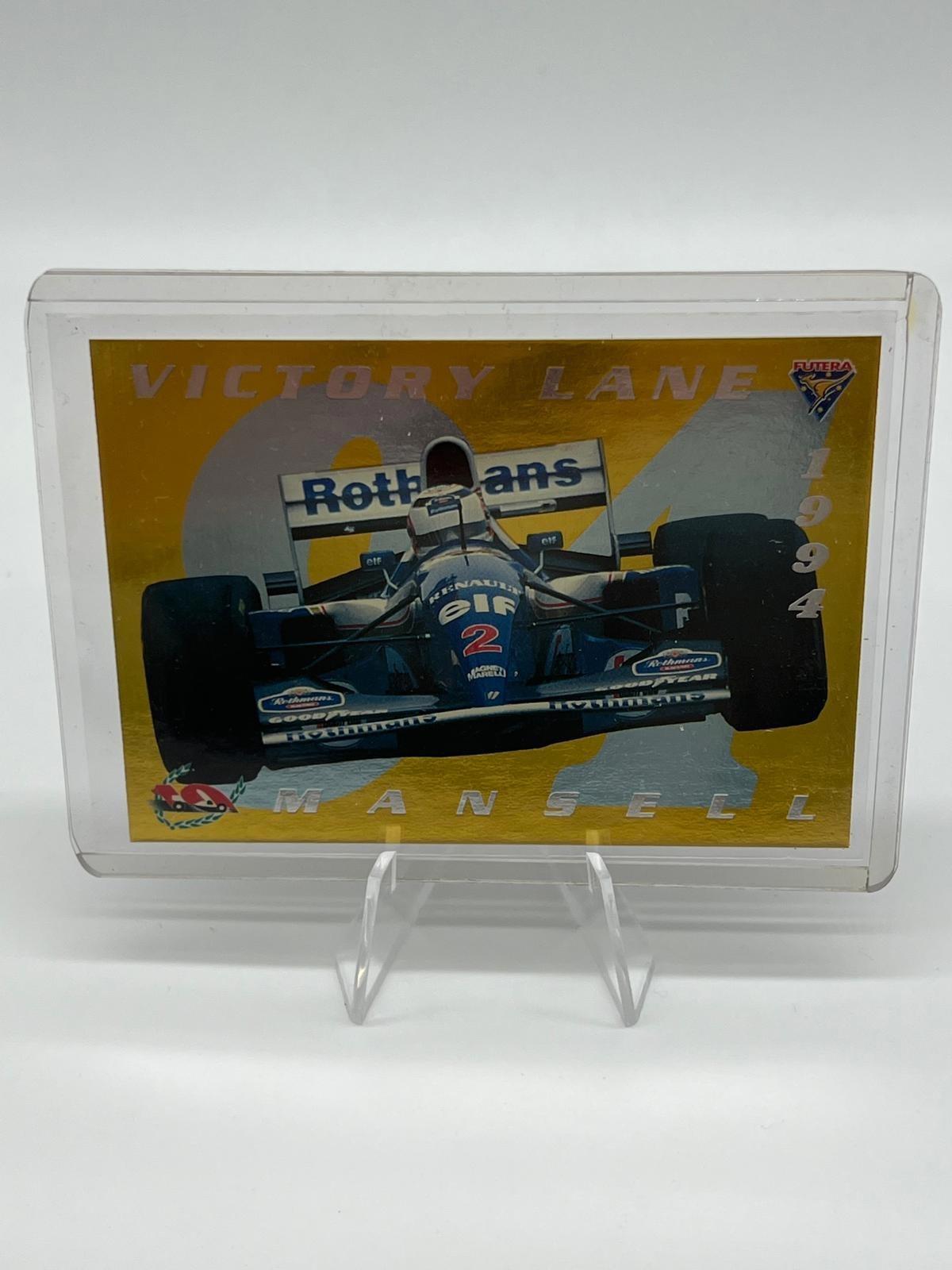 1994 Futera F1 Formula 1 Winner Exchange 2 Card Set VL10 Nigel Mansell 2383/2500