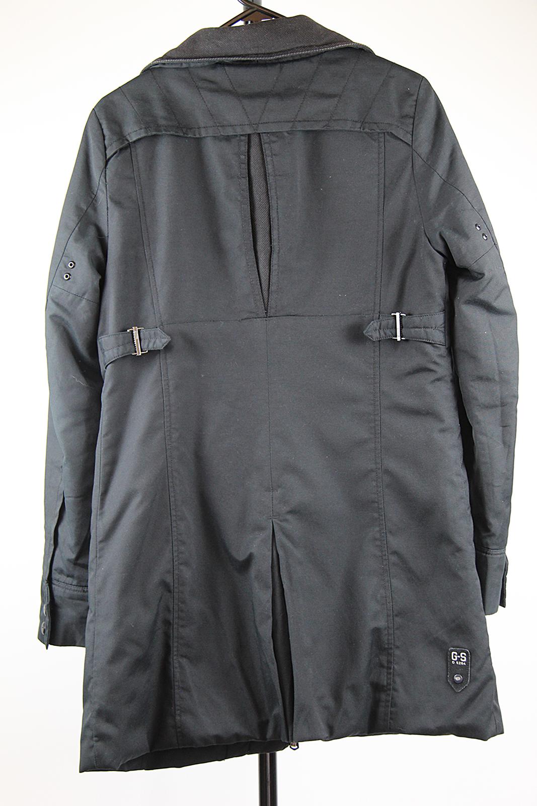 G-Star RAW Women’s Black Long Coat – Structured Winter Outerwear