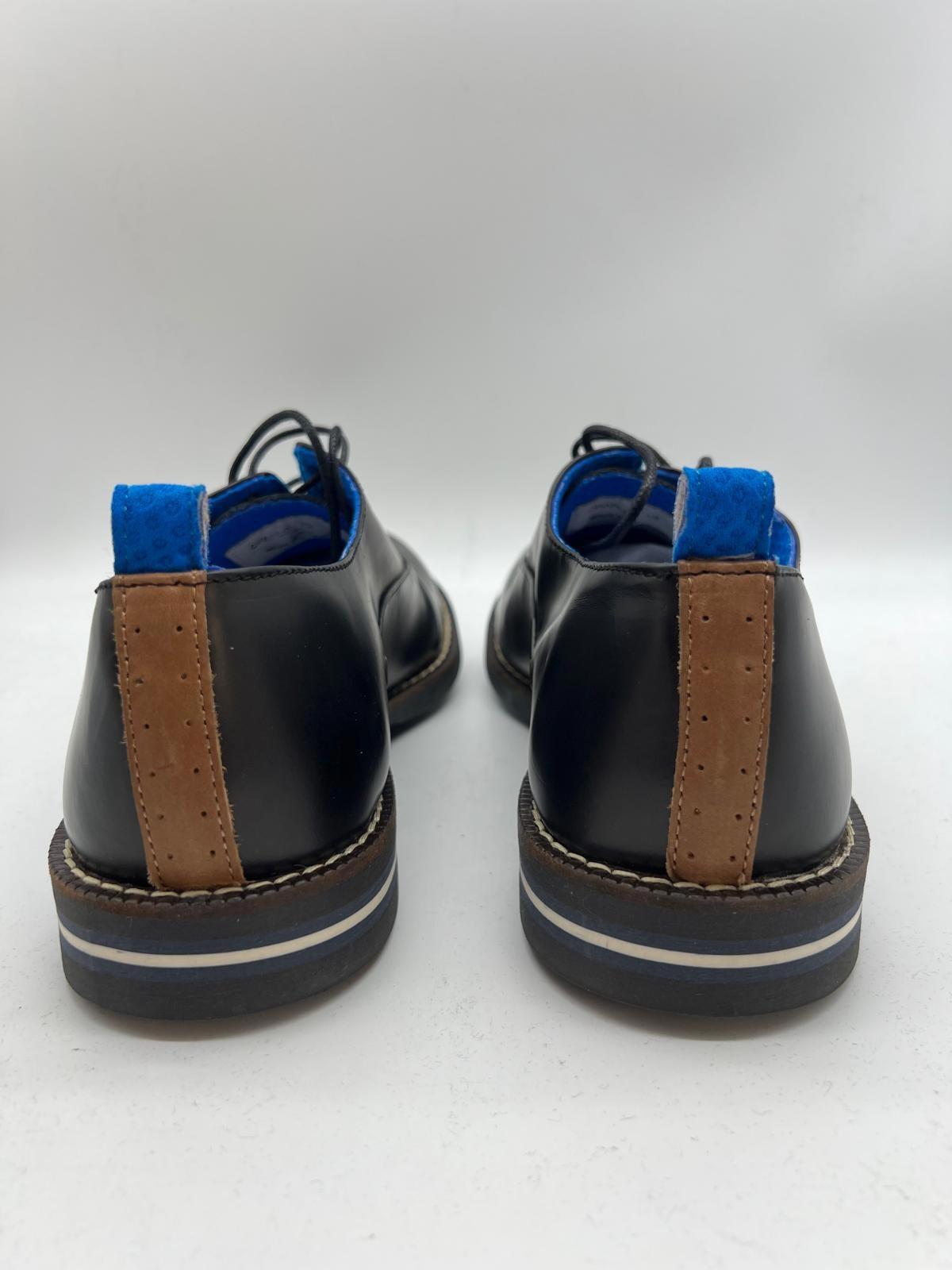 SWEAR London Chaplin12 Black Leather Derby Oxford Shoes EU41 UK7 Portugal