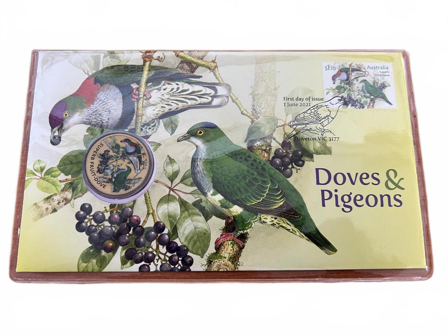 Limited Edition Doves & Pigeons Postal Cover - Australia Post 2021