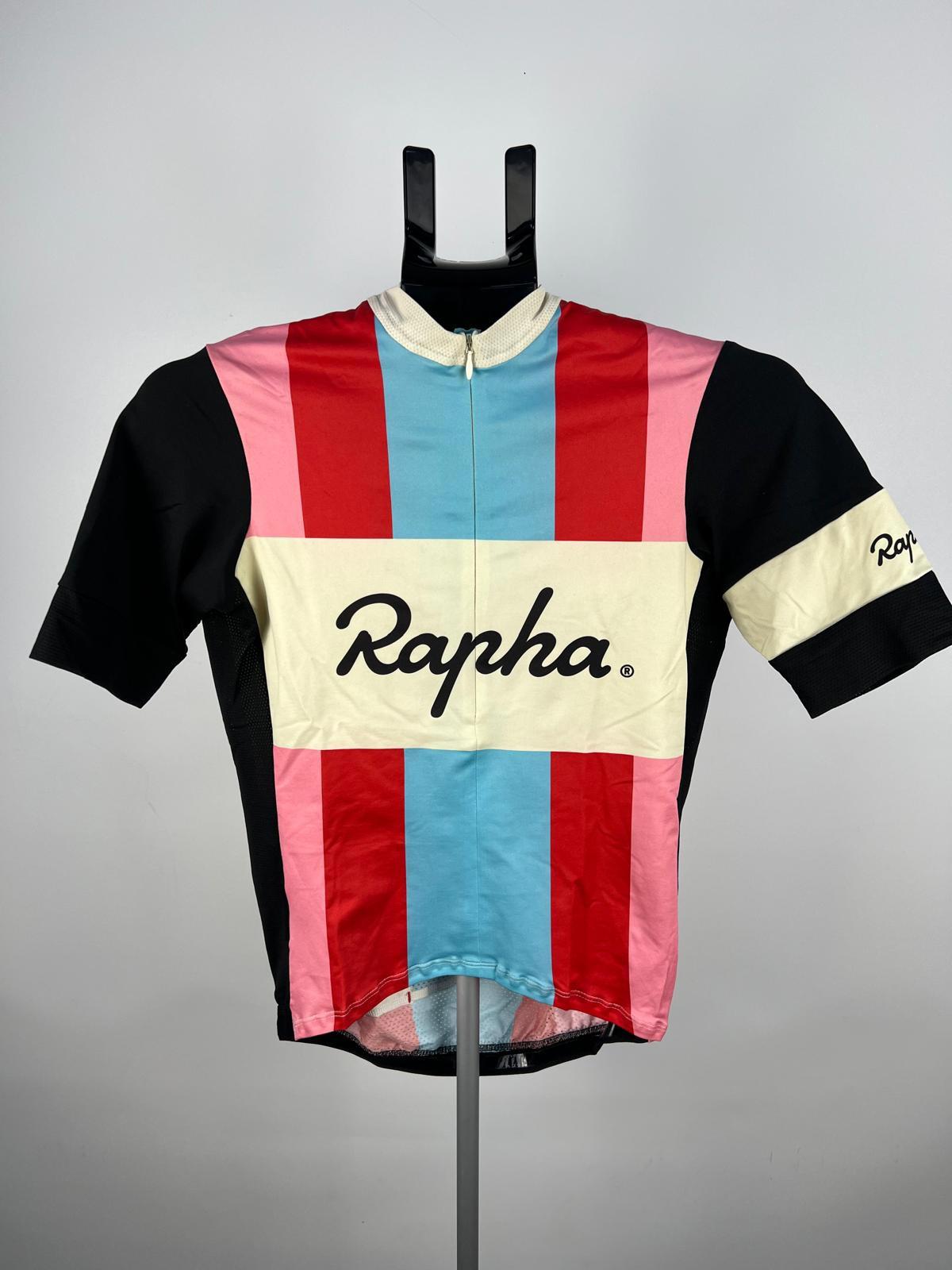 Rapha Pro Team Jersey - XS - Multicolour Striped Short Sleeve Cycling Jersey