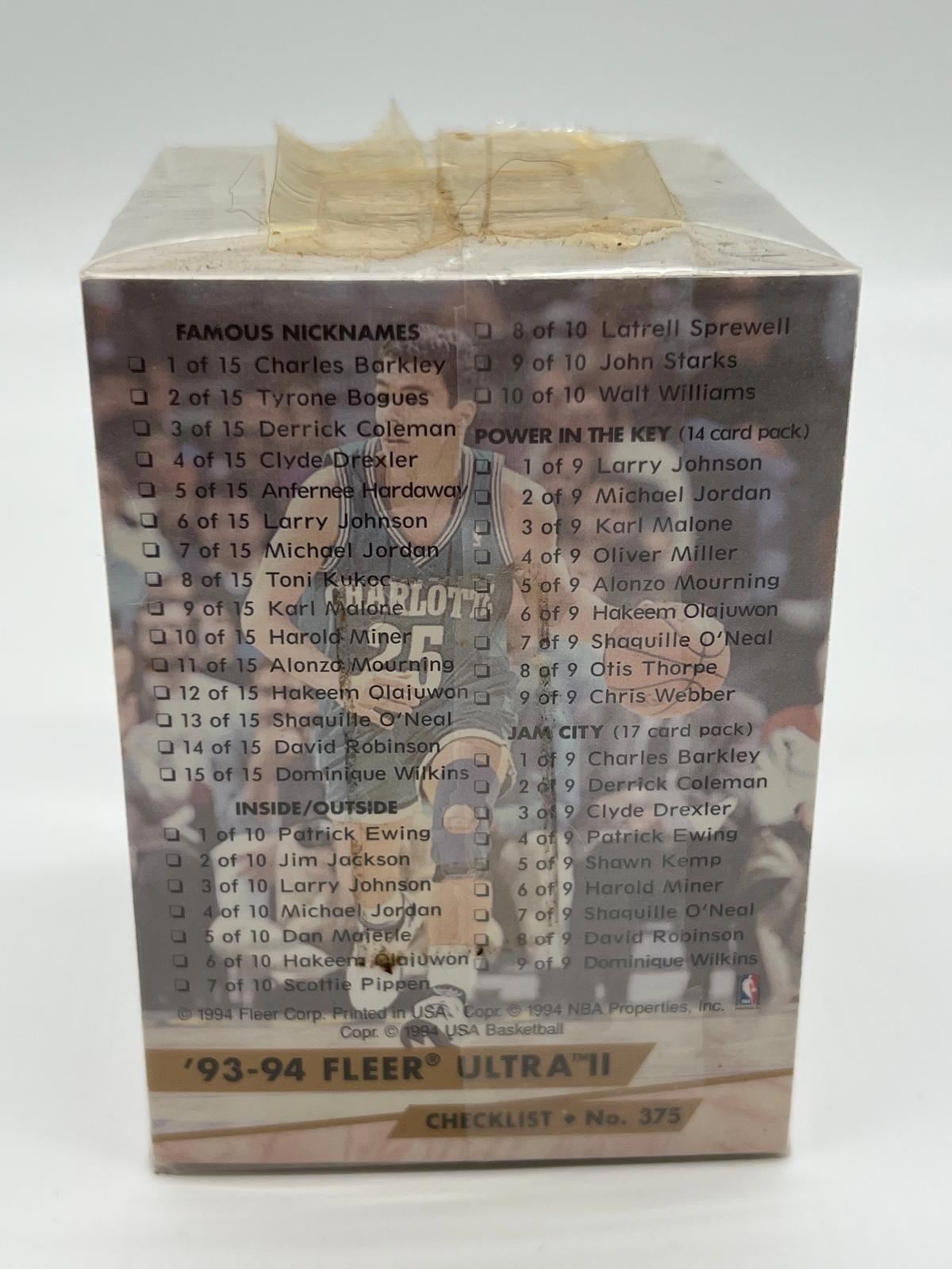 1994 Fleer Ultra 93-94 NBA Basketball Series 2 Sealed