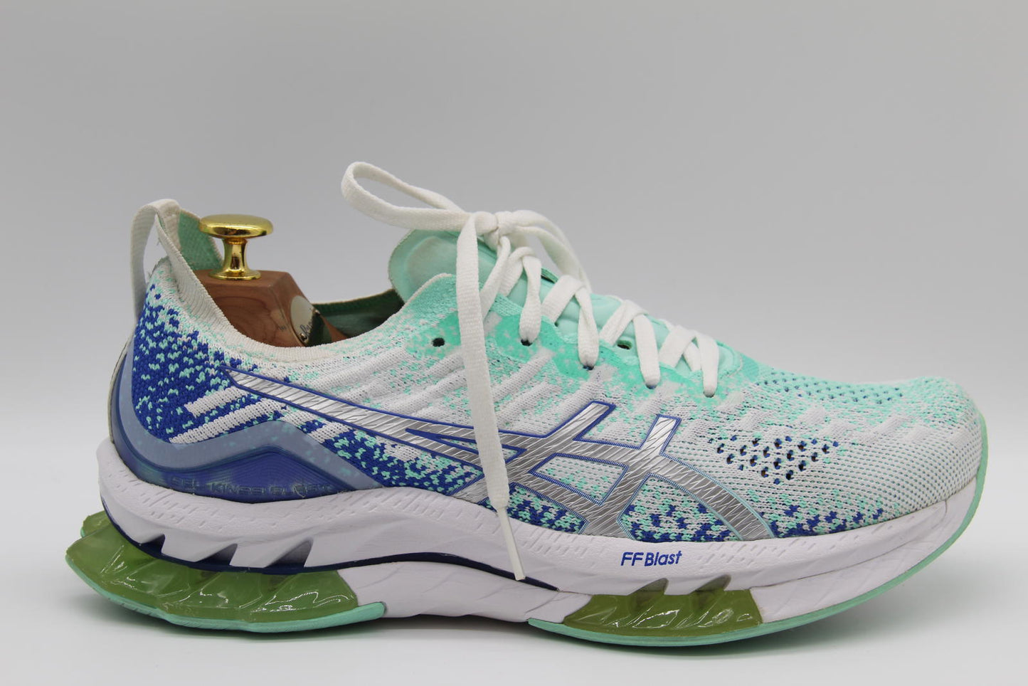 ASICS GEL-Kinsei Blast – White - Mint Green (1012B068) US 9 / UK 7 - Women’s
